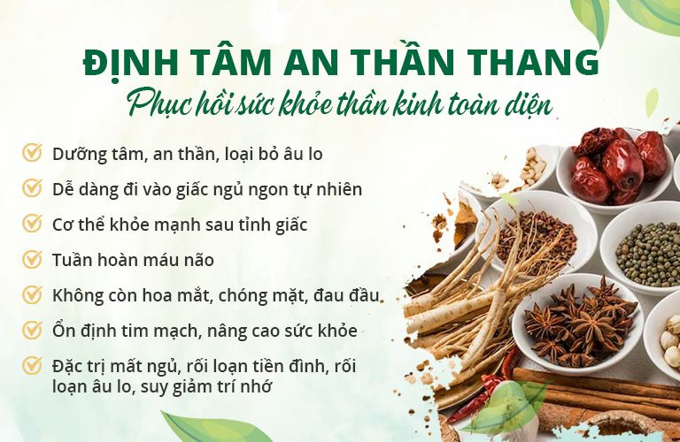 Giải pháp trị chứng mất ngủ hiệu quả từ bài thuốc Định tâm An thần thang